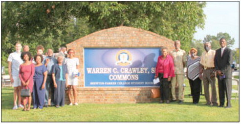 Brewton-Parker College Dedicates Warren C. Crawley, Sr. Commons Brewton-Parker College Dedicates Warren C. Crawley, Sr. Commons