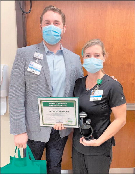 Samantha Walker Receives September  DAISY Award for Extraordinary Nurses