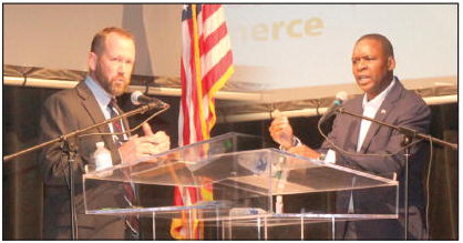 Live, On-Stage Debate Pits Candidates for Area Races Live, On-Stage Debate Pits Candidates for Area Races