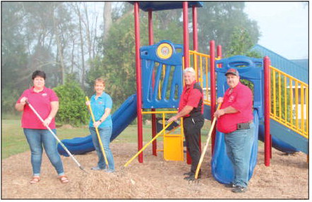 Playscape in Partin Park  Dedicated to Special Needs