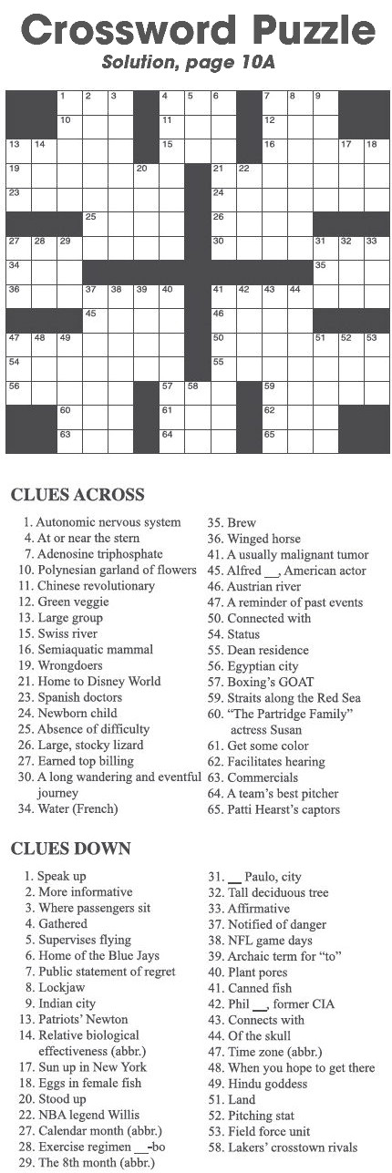 Crossword Puzzle