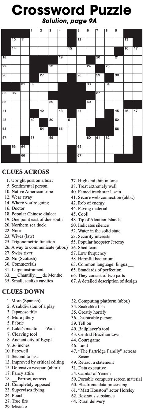 Crossword Puzzle Crossword Puzzle