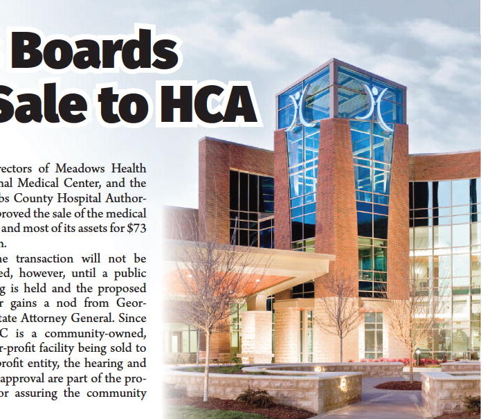 Meadows Boards  Approve Sale to HCA