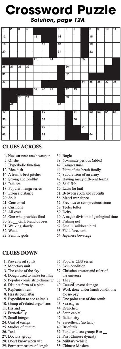 Crossword Puzzle