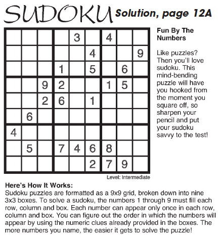 Solution, page 12A Solution, page 12A