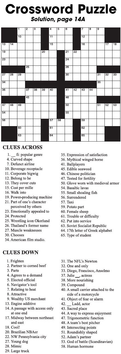 Crossword Puzzle