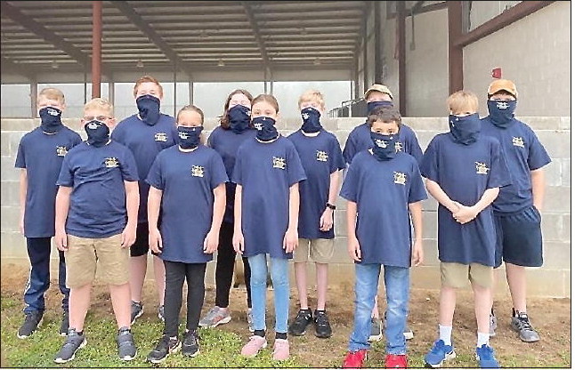 Toombs County 4-H BB Team  Competes in District Match