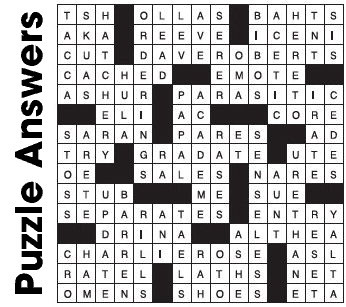 Puzzle Answers ….