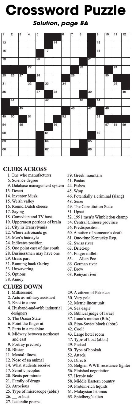 Crossword Puzzle