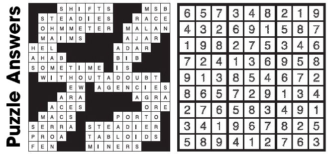 Puzzle Answers Puzzle Answers