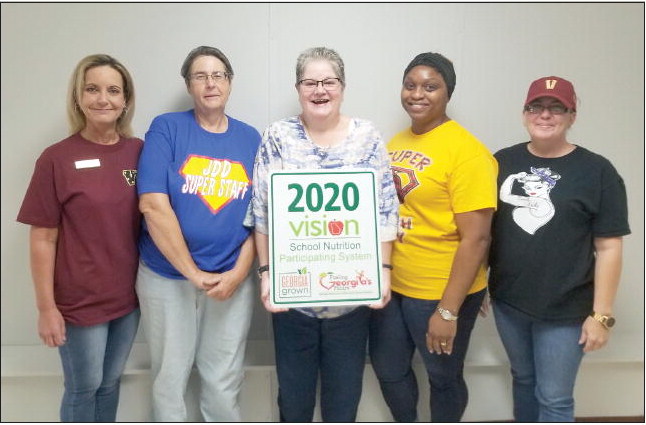 Vidalia City Schools Nutrition  Department Named “Vision Program”