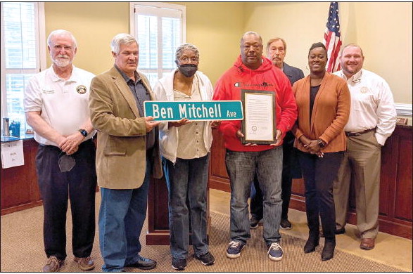 Late Councilman Ben Mitchell Honored  With Renaming of Street at Faison Park