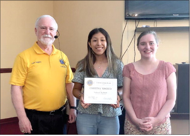 Lyons Lions Club Announces  Students of the Month of April