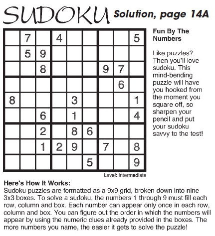 Solution, page 14A Solution, page 14A