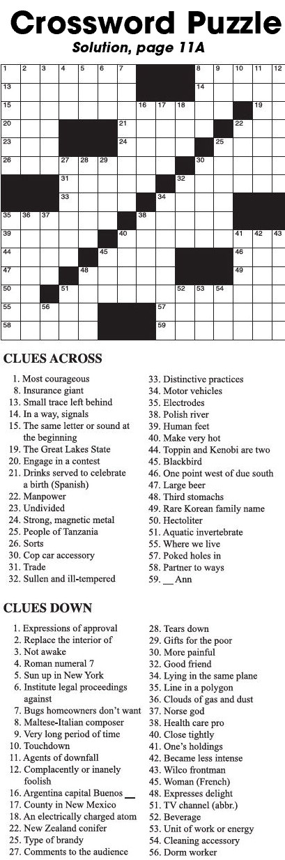 Crossword Puzzle