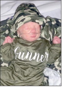 Gunner Lane Ussery was born ….