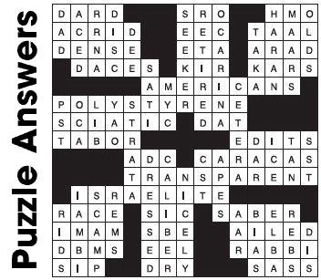 Answers 
	Puzzle ….