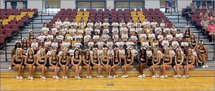 VHS Cheer Campers Part of Football Pregame Show VHS Cheer Campers Part of Football Pregame Show
