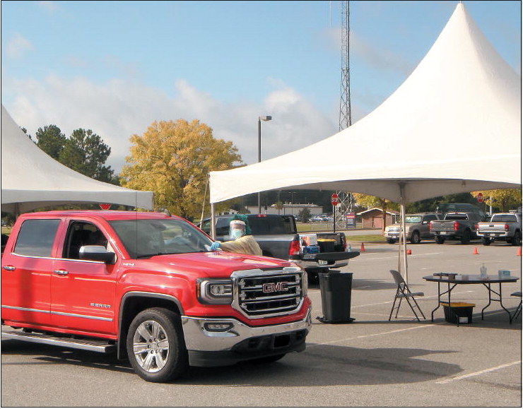 Free COVID-19 Testing Site  Set Up at Meadows Hospital