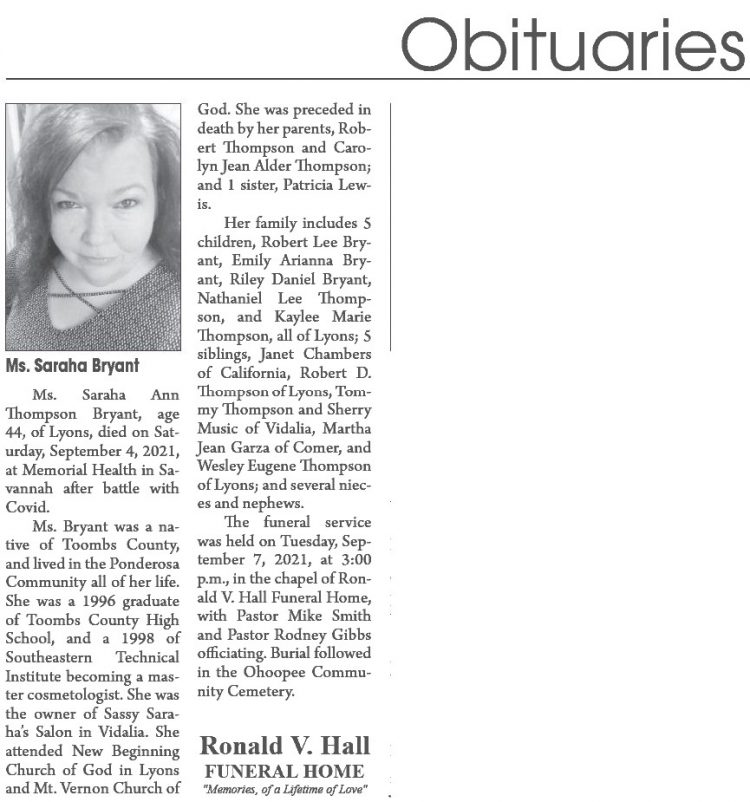 Obituaries