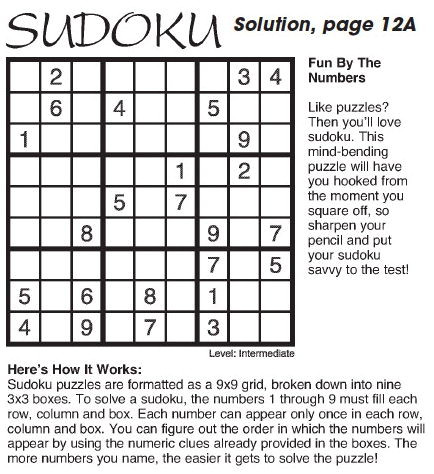 Solution, page 12A