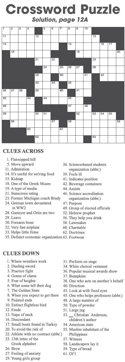 Crossword Puzzle