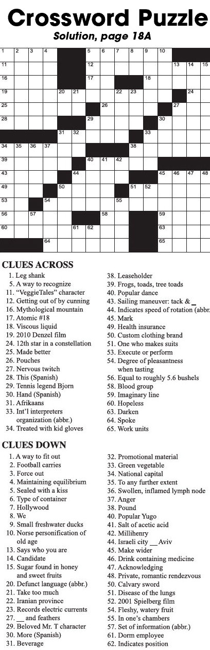 Crossword Puzzle