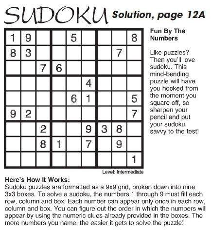 Solution, page 12A Solution, page 12A
