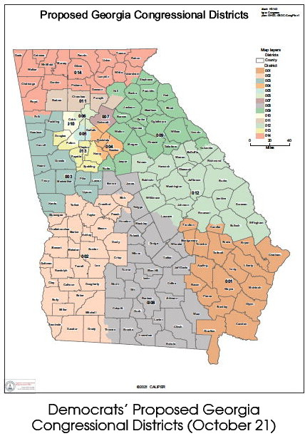 Democrats’ Proposed Georgia 
	 Congressional ….