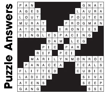 Puzzle Answers ….