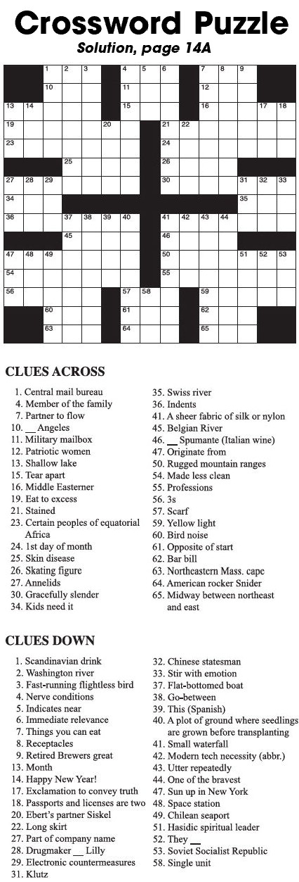 Crossword Puzzle