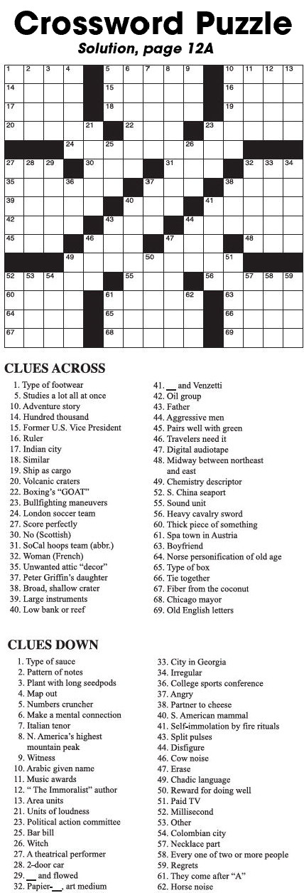 Crossword Puzzle