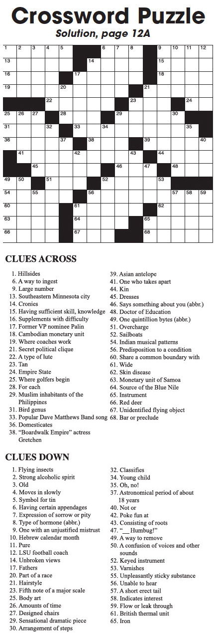 Crossword Puzzle