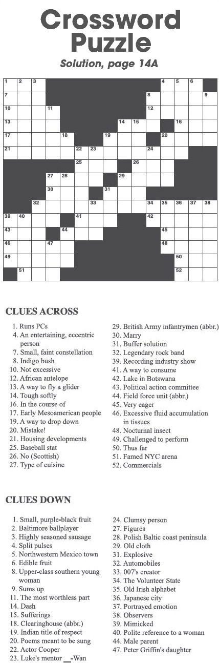 Crossword  Puzzle