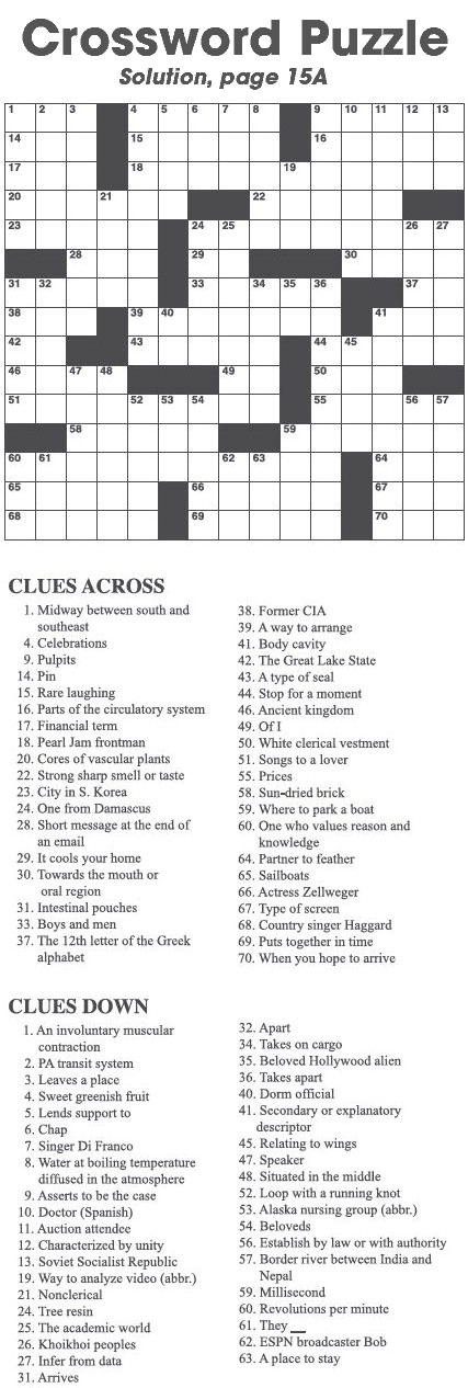 Crossword Puzzle