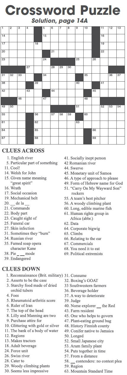 Crossword Puzzle