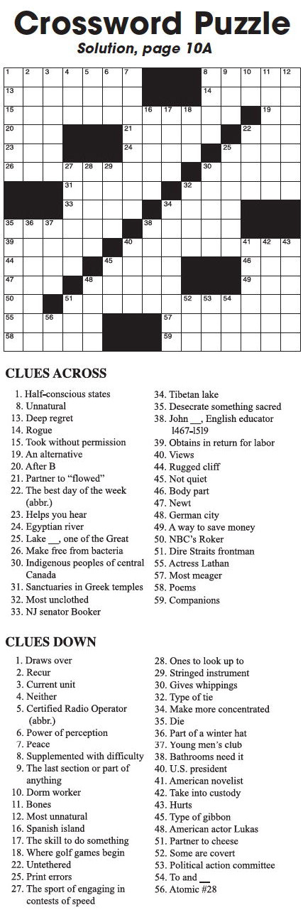 Crossword Puzzle