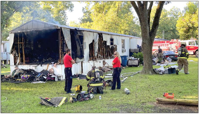 Mobile Home Fire Claims One Life Mobile Home Fire Claims One Life