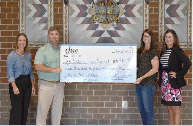 VHS Nutrition/Wellness  Class Receives Grant