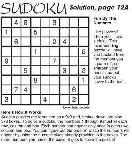Solution, page 12A Solution, page 12A