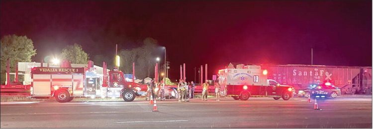 Car Versus Train In Vidalia