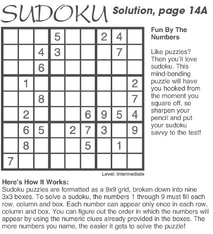 Solution, page 14A Solution, page 14A
