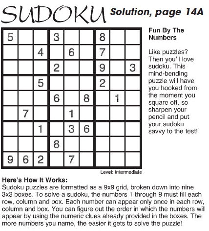 Solution, page 14A Solution, page 14A