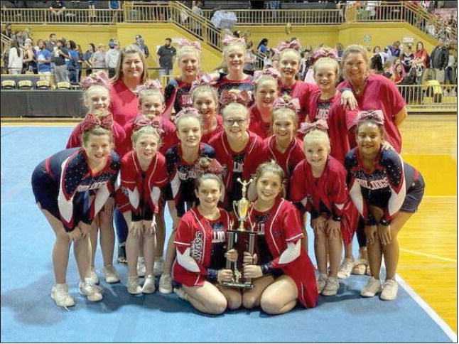 TCMS Cheer Wins Region