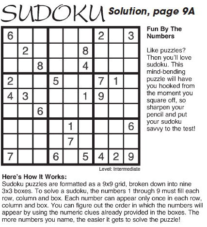 Solution, page 9A