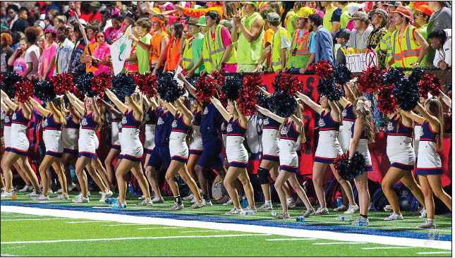 TCHS Adds Game Day Cheer