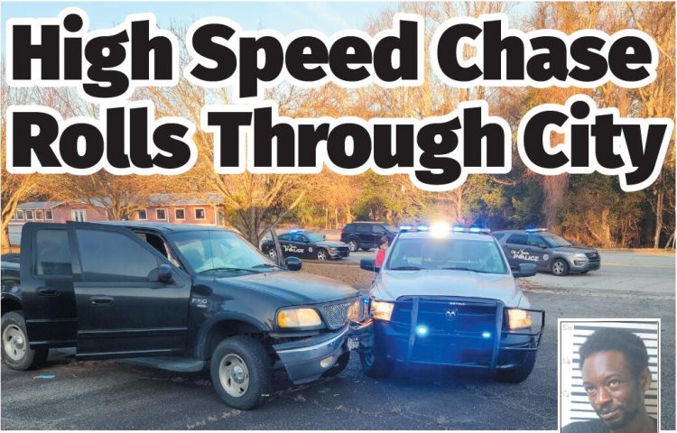 High Speed Chase  Rolls Through City