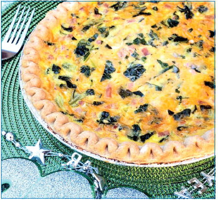 Getting off to a Great Start in 2023 with the Ham & Collards Quiche