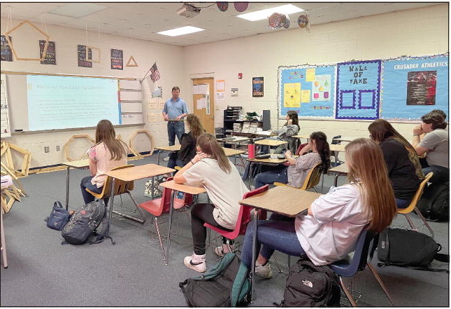 RTCA’s Geometry Class  Receives a Special Visit