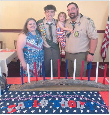 Copeland Rises to  Eagle Scout Rank